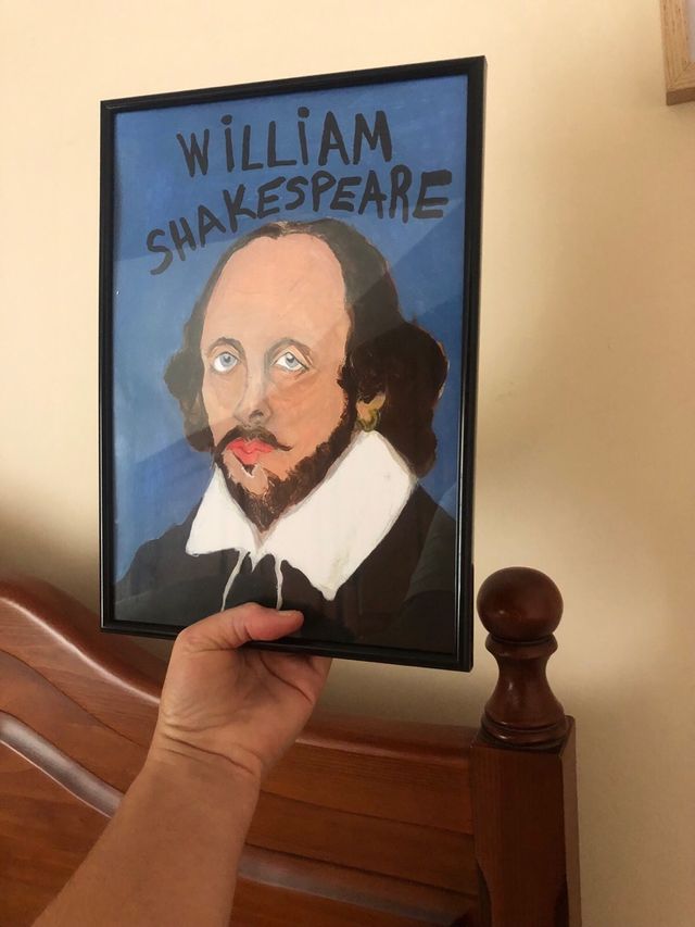 William Shakespeare Decoración Libreria Arte