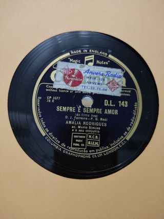 Discos de Pizarra Fado Portugues