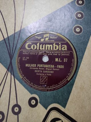 Discos de Pizarra Fado Portugues