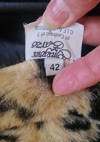 Abrigo corto, chaquetón leopardo