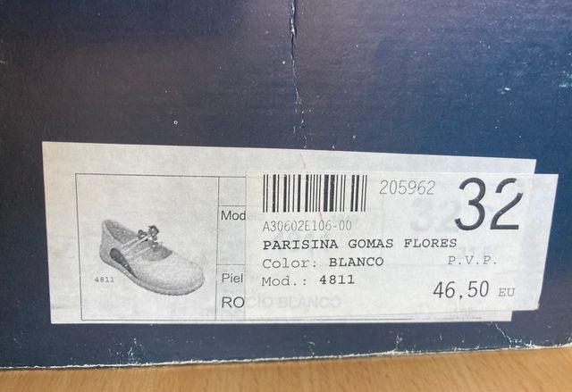 Parisina bailarina gomas flores