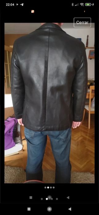 Chaquetón de cuero Marca Reportage RGA