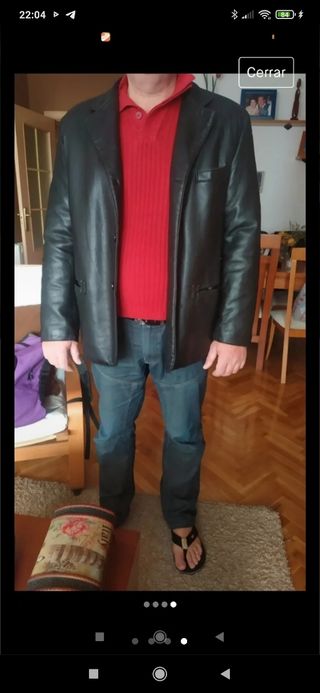 Chaquetón de cuero Marca Reportage RGA