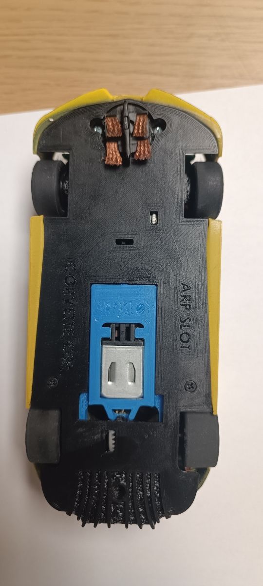 Scalextric chasis 3D Corvette C8R SCX