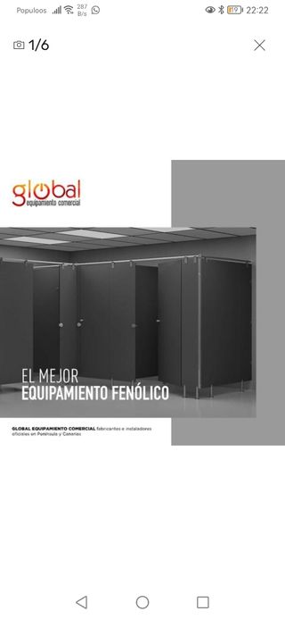 cabinas sanitarias ,fenolico