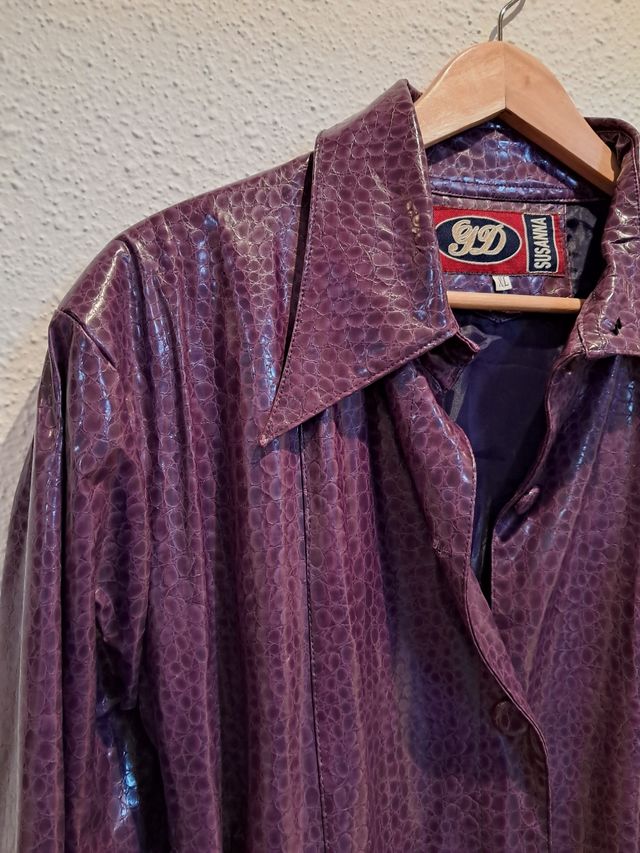 Gabardina plastica impermeable