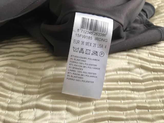 Vestido fiesta bdba talla 36