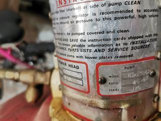 Maquina de engrase y Valvulina