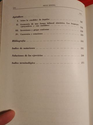ÁLGEBRA LINEAL Y GEOMETRÍA ELEMENTAL