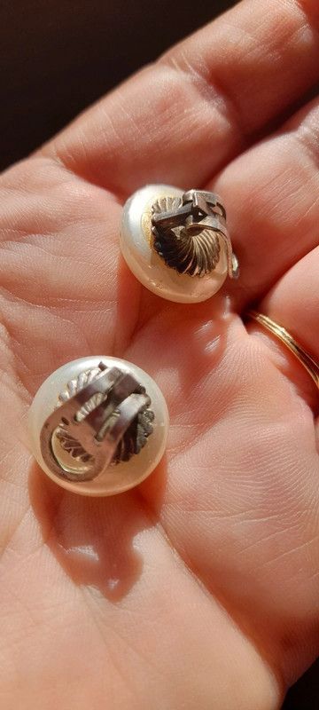 Orecchini a clip perla