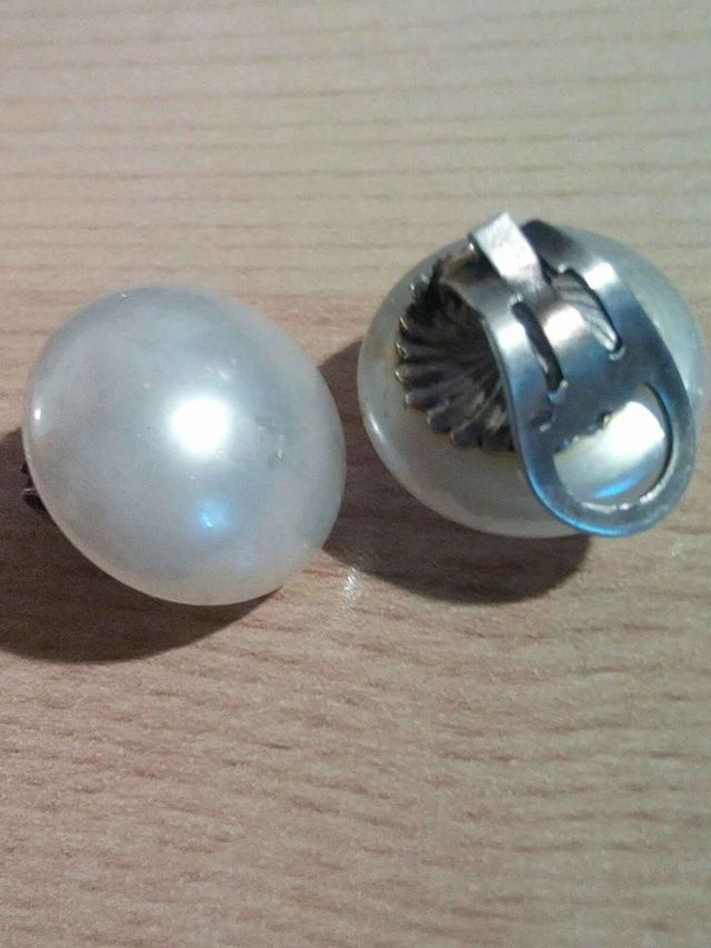 Orecchini a clip perla