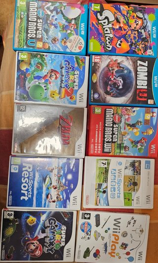 Consola Wii U pro con muchos juegos