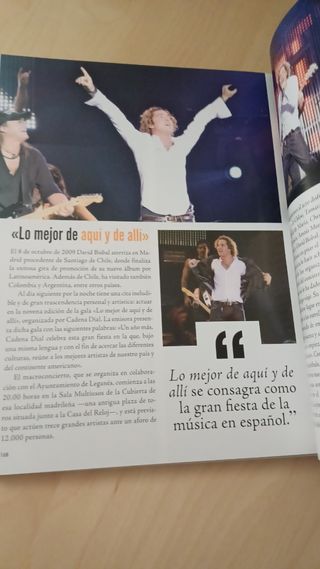 David bisbal.libro+2cds+Dvd.edición especial