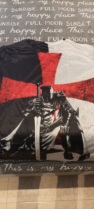 Camiseta templarios.regalo mascarilla