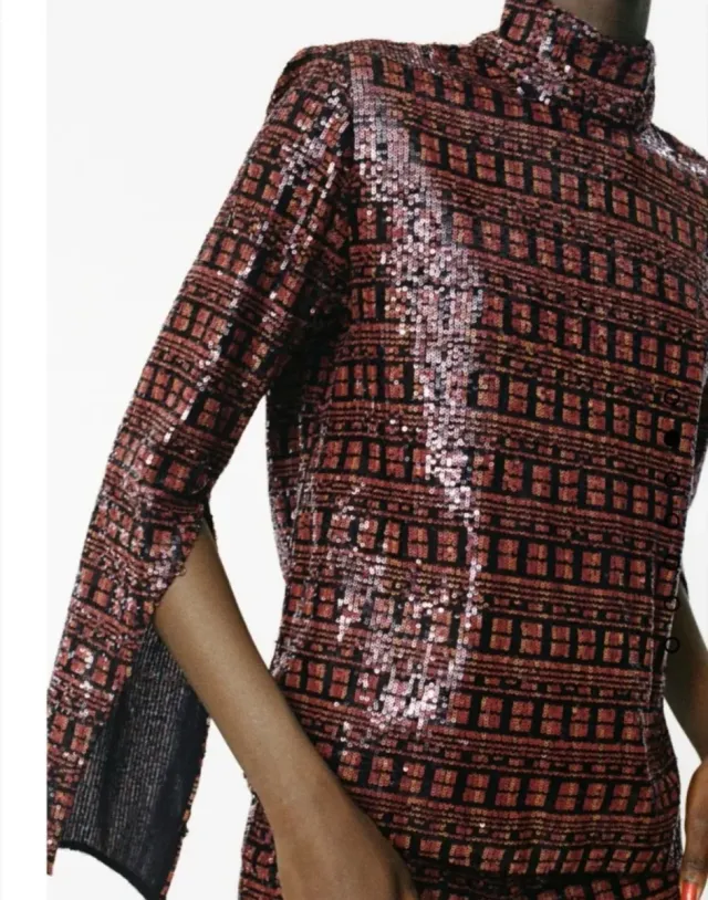 Tops lentejuelas Zara