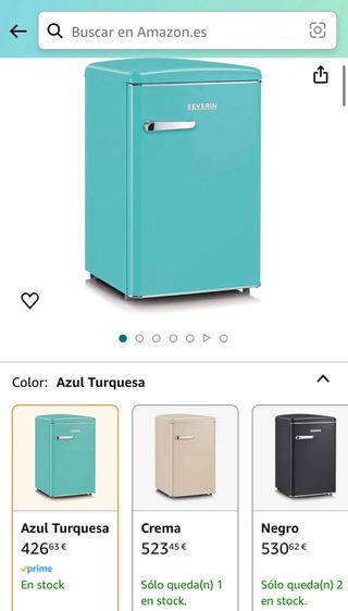 nevera mediana vintage NUEVA