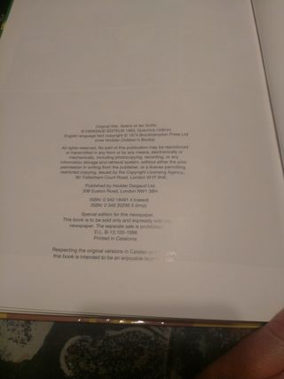 Astérix en inglés y catalán Tebeo