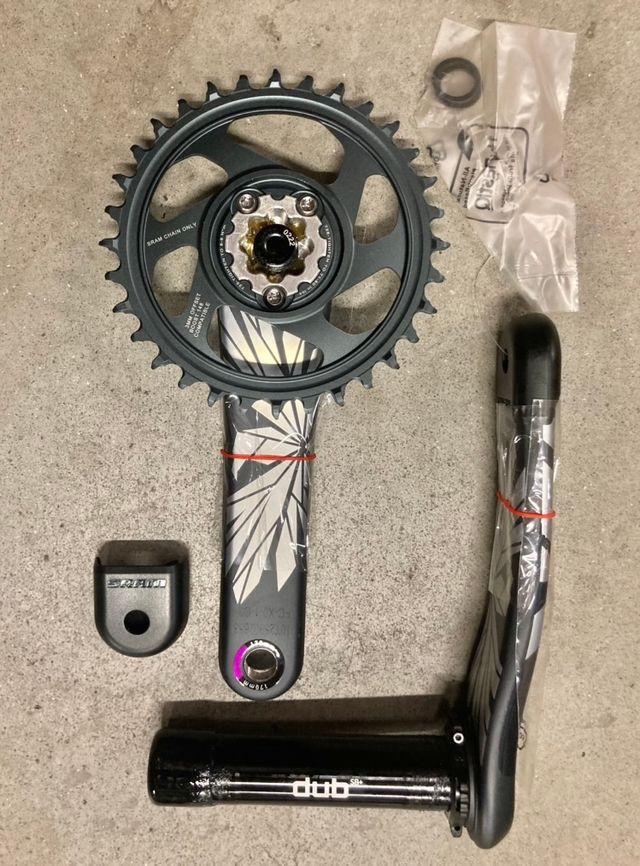 Bielas Sram X01 DUB carbon Lunar Polar SB+ 170/32T