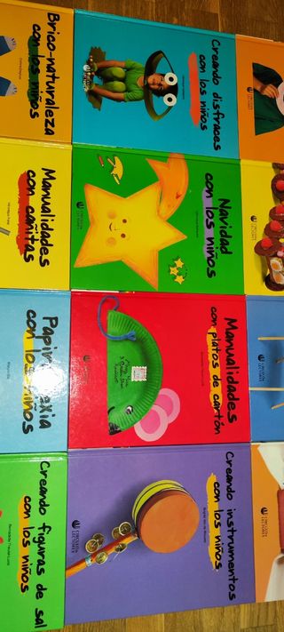 Colección 12 libros Manualidads tapa dura + Regalo