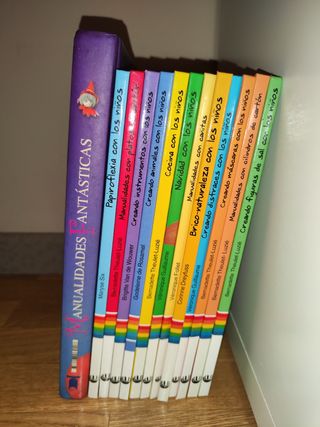 Colección 12 libros Manualidads tapa dura + Regalo