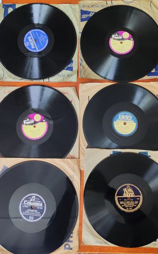 Vinili 78 giri musica italiana anni 40/50