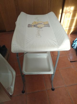Bañera y cambiador para bebe Jane