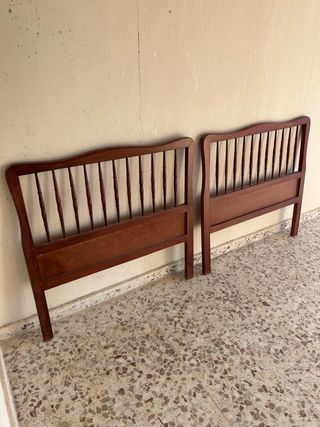 cabeceros madera cama 90