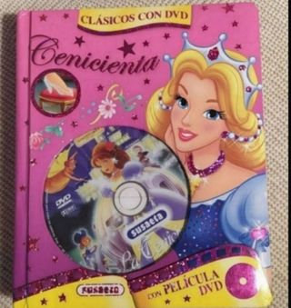 Libro infantil Cenicienta con DVD