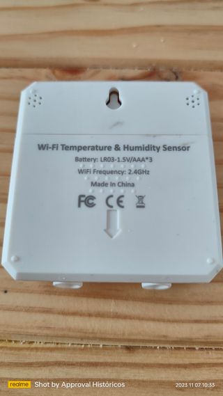 Sensor temperatura y humedad 