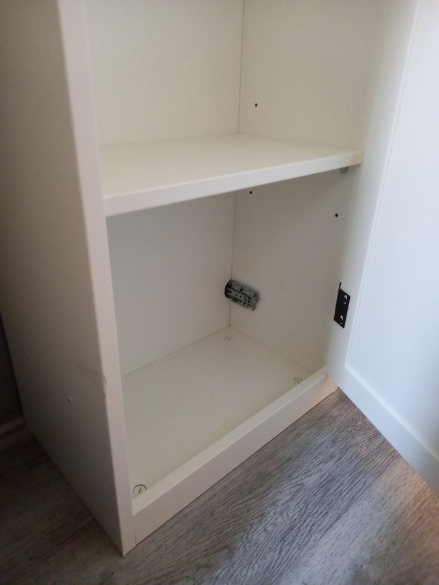 Armario madera con espejo, segunda mano,perf/estad