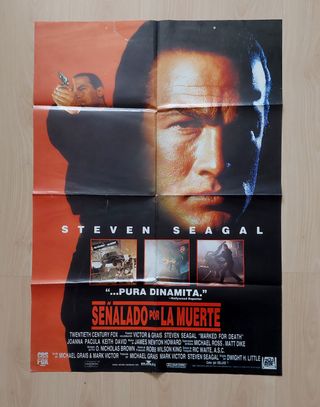 Cartel original Señalado por la muerte (1990)