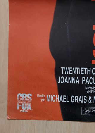 Cartel original Señalado por la muerte (1990)