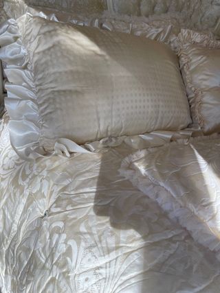 colcha endredon italiano seda Swarovski