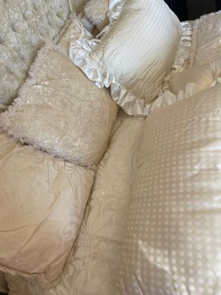 colcha endredon italiano seda Swarovski