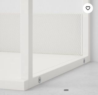 Zapatera metálica. está desarmada y sin tornillo