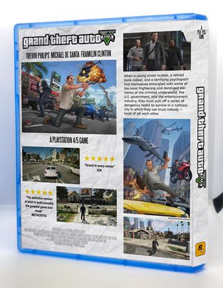 GTA 5 - Ps4/Ps5 cover e custodia