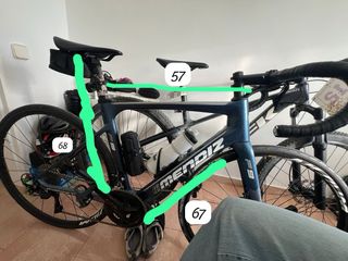 Bicicleta carretera carbono mendiz f9