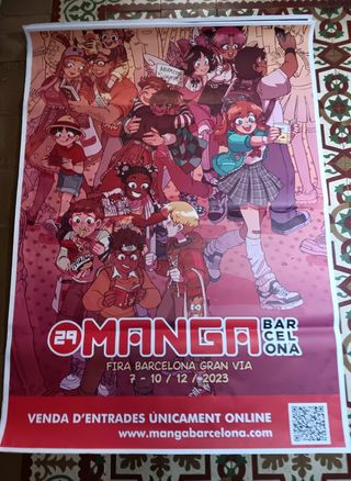SALO MANGA BCN 2023-poster-otaku-ghibli-anime-