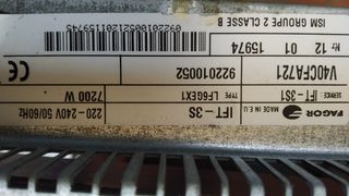 Ventilador FAGOR V40CFA721 NMB-MAT BG1203-B043-000