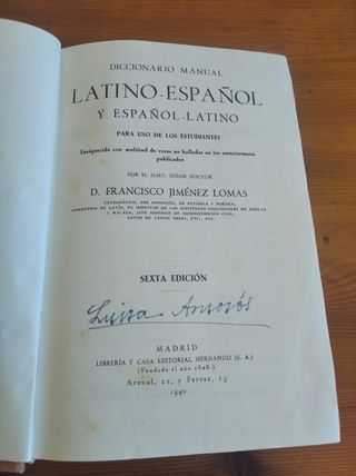 Diccionario latín