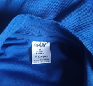 Sharp Maglia Manica Lunga Azzurro Tg. XL 1/2 Zip