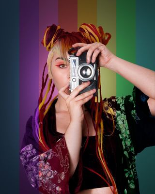 Fotógrafo y Cámara Profesional