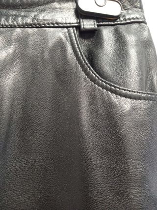 Minifalda piel talla 40 Coresa
