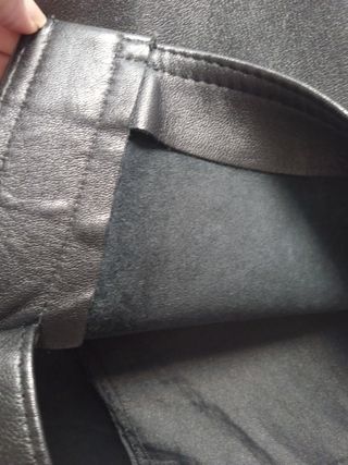 Minifalda piel talla 40 Coresa