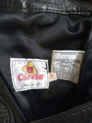 Minifalda piel talla 40 Coresa