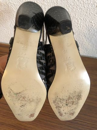 Zapato de Salon Pyton azul