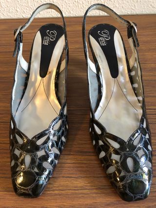 Zapato de Salon Pyton azul