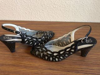 Zapato de Salon Pyton azul