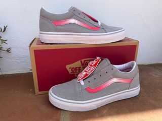 Zapatillas Vans Gris y Fucsia