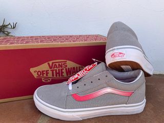 Zapatillas Vans Gris y Fucsia